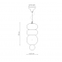 BUMBUM CERAMICZNA LAMPA WISZĄCA     C2753 FERROLUCE